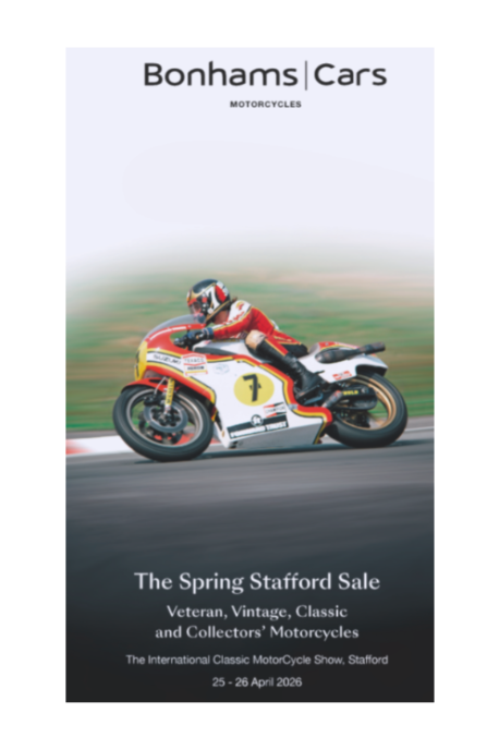 The Spring Stafford Sale - The International Classic MotorCycle Show